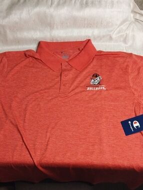 Champion Men’s Bulldogs Polo Shirt - Heather Red